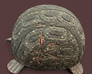 Southeast Asian Carved Wooden Turtle Figurine second image