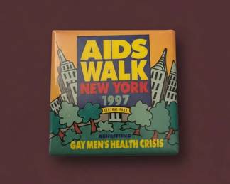 AIDS Walk New York Commemorative Pin