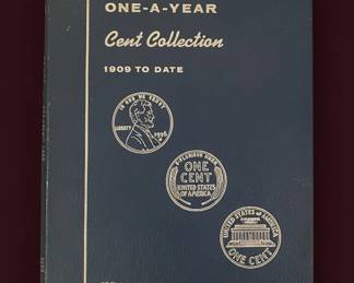 Whitman OneAYear Cent Collection Coin Folder second image