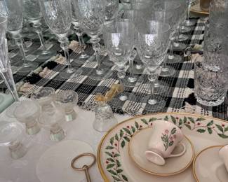 Rogaska Dallia crystal goblets