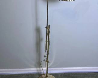 139 adjustablebrassfloorlampwithrotary