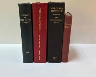 067 vintagehardcoverbookbundlehistoryge