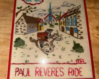 037 framedpaulreveresridebicentennialn