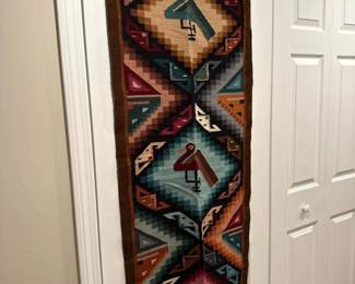 026 geometricbirdmotifwoolzapotecrugru