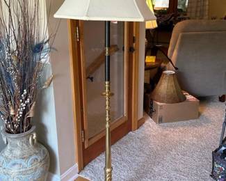 217 57microsunbrassreadingfloorlamp
