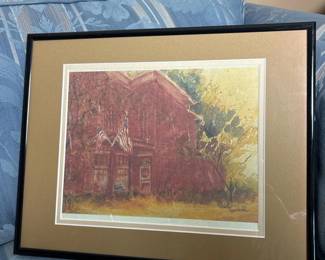 122 paulahowardframedtexturedwallartof