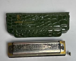 023 vintagehohnerchromaticharmonicawith