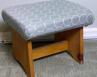 134 lightbluefabricupholsteredwoodenfoo