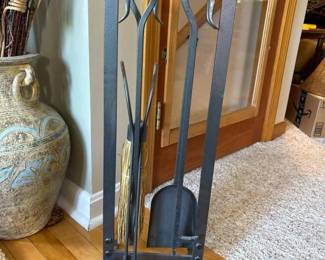 212 wroughtironfireplacetoolset