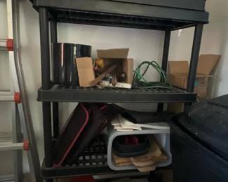 303 heavyduty4shelfblackplasticutility