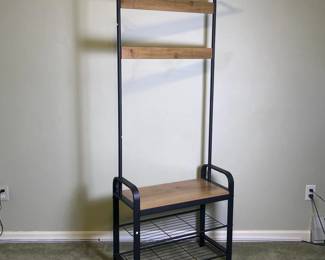 138 vasaglemetalwoodentrywaybenchhallt