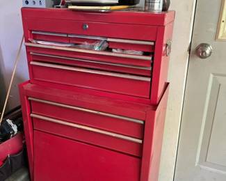027 red6drawerrollingtoolchestandtool