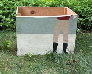181 woodenstorageboxpaintedequestrianmo