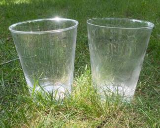 249 largeclearglassvaseswithasmoothfl