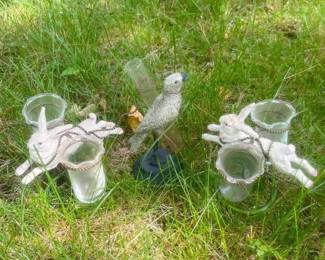 236 setof3decorativeglassbudvaseswith