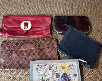 303 vintageclutchhandbagset
