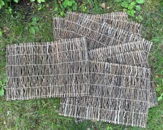 319 setof8rusticnaturaltwigmats