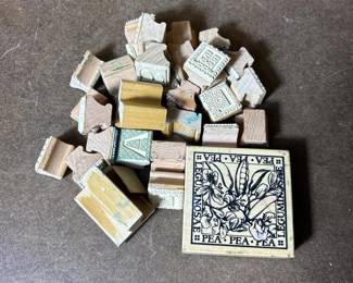 317 rubberstamplotbotanicalalphabetmoti