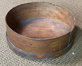 084 antiquewoodenbentwoodpantryboxnoli