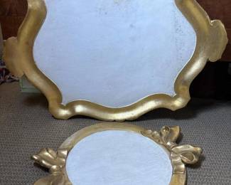 048 pairofvintageornategolditalianflor