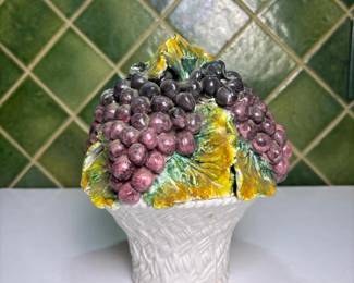118 vintageitalianhandpaintedceramicgra