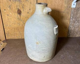 044 vintageglazedtanstonewarejug