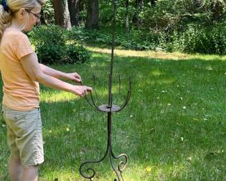 276 decorativeirongardenstakeforplanter