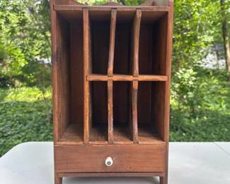206 vintagewoodendesktoplettersorterorg