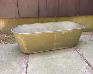 401 vintageovalgalvanizedwashtub