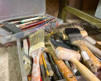 329 largepaintbrushlotnaturalsynthetic