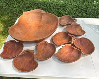 197 mcmwoodenappleshapedbowlset