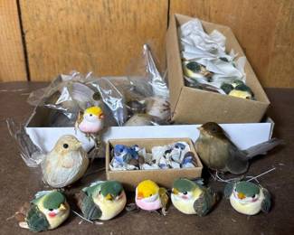 382 lotoffeatheredartificialbirdpicksa