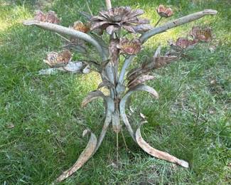 408 vintagetolewaremetalfloraltablebase