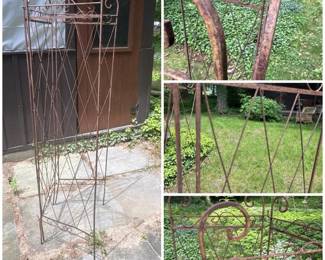 178 decorativemetalfoldinggardentrellis