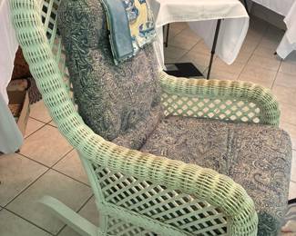 Wicker rocker