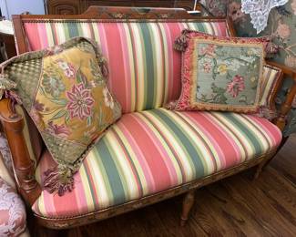 Vintage French Provincial settee