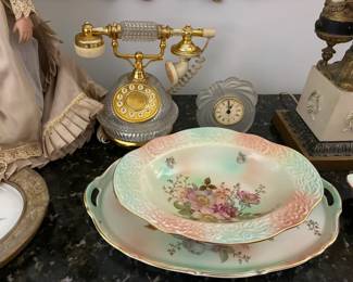 Vintage Bavaria Schumann-Arzberg porcelain in the "Wild Rose" pattern