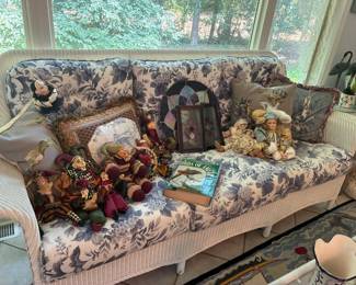 Wicker couch