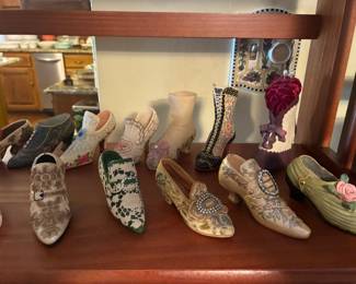 "Just the Right Shoe" collectible decorative shoes