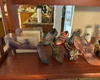 "Just the Right Shoe" collectible decorative shoes