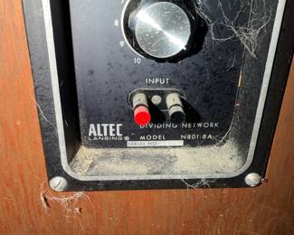 Pair Large Altec Speakers 