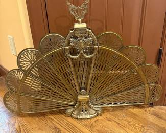 Brass Fireplace Screen