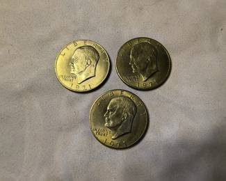 1971 Eisenhower dollars 