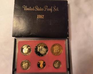 1982 proof set 