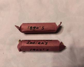 1890's - 1900's Indian head pennies 