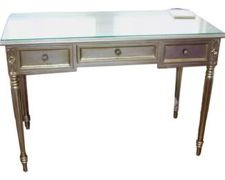 Silver writing desk