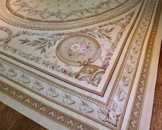 Huge Aubusson Rug hand woven