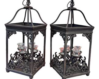 One of a set of 4 outdoor lanterns