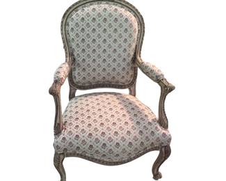 One of a PAIR of French chairs