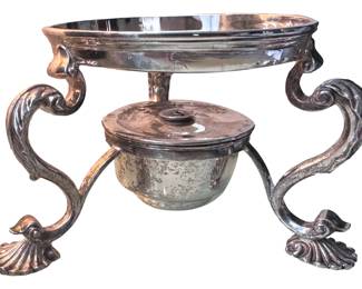 Georgian Sterling Heating Stand